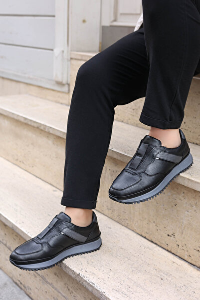 FAST STEP Чоловічі повсякденні черевики з натуральної шкіри з хутром 722KMA871