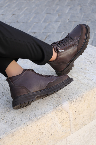 FAST STEP حذاء كلاسيكي للرجال من الجلد الطبيعي 442SMA25035