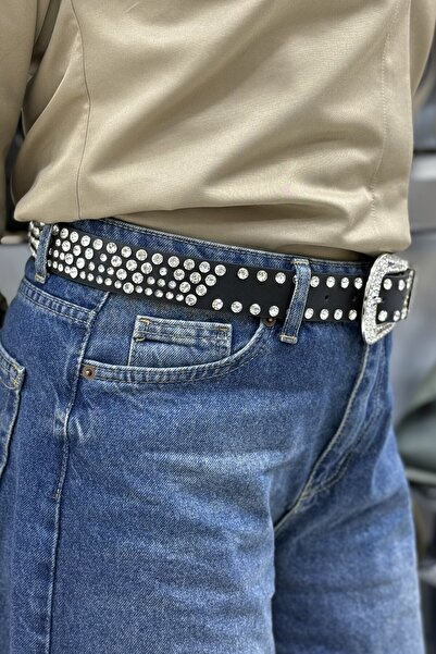 Suziş SİYAH TAŞLI KEMER 00155