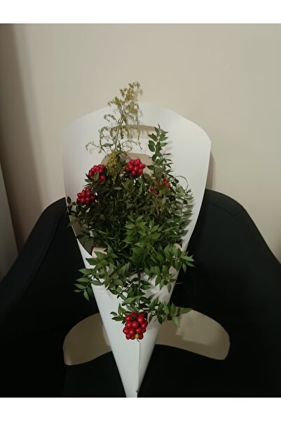 Orbak Kağıt 10 Pieces of Luxurious Paper Bags for Kokina Flowers, White on th...