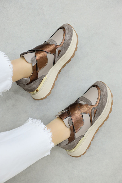 FAST STEP Pantofi casual de damă din piele naturală 757ZA24048