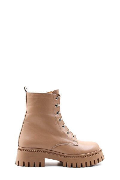 FAST STEP Cizme de damă cu blană din piele naturală cu talpă groasă 010KZA8370