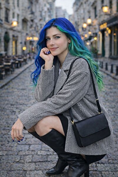 KaraAS معطف نسائي-كاش-هيرن-هيرن- قصة فضفاضة