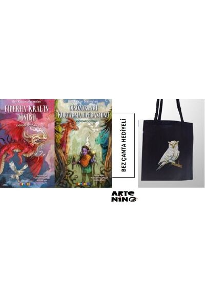 Artenino Adventures of the Bird: Book Set of 2 + Cloth Bag with Gift