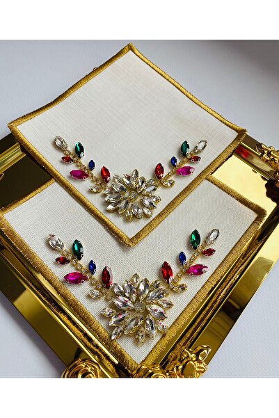 ELÇİÇEK HOME Sunum Peçete , Kokteyl Peçete , Kahve Yanı Sunum Peçete 2 adet