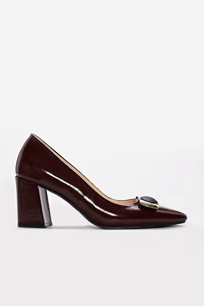 FAST STEP Естествена кожа дамски обувки с дебел ток 215ZA3164