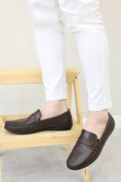 FAST STEP Pantofi casual pentru bărbați din piele naturală 585MA204