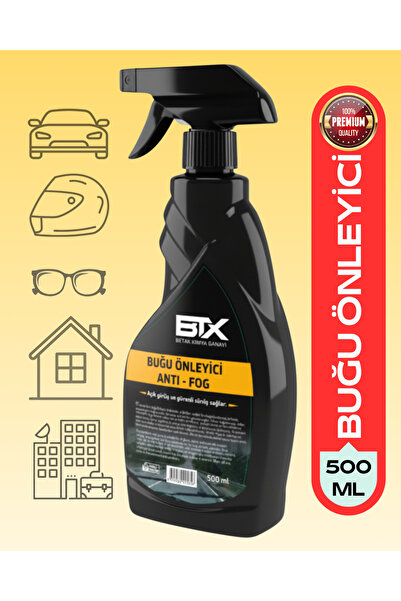 Betax Buğu Önleyici Sprey 500 ml (ARAÇ-KASK-GÖZLÜK-EV-İŞYERİ CAMI BUĞU ÖNLEYİCİ)