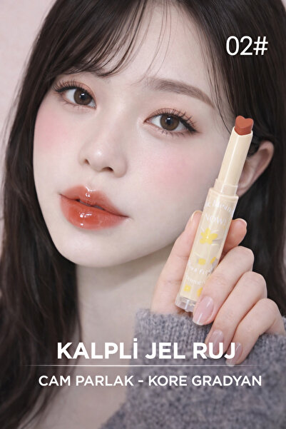 Kozmetik Florette Gege Bear Kalpli Jelly Lipstick - 01 Gege Bear