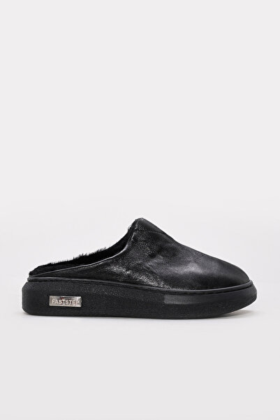 FAST STEP Genuine Leather and Fur Women's Home Slippers 733Za003