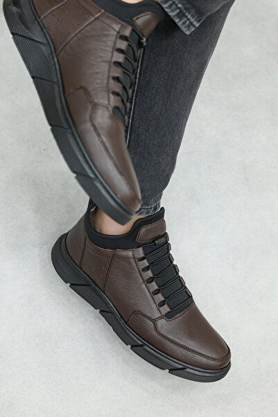 FAST STEP Genuine Leather & Fur Men's Classic Boots 126Kma726