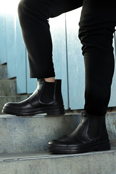 FAST STEP Hakiki Deri Erkek Klasik Bot 943SMA927-1