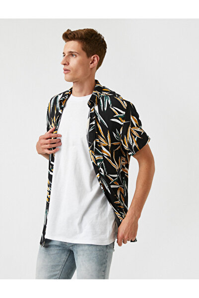 Koton Άνετο υφασμάτινο τζιν σορτς