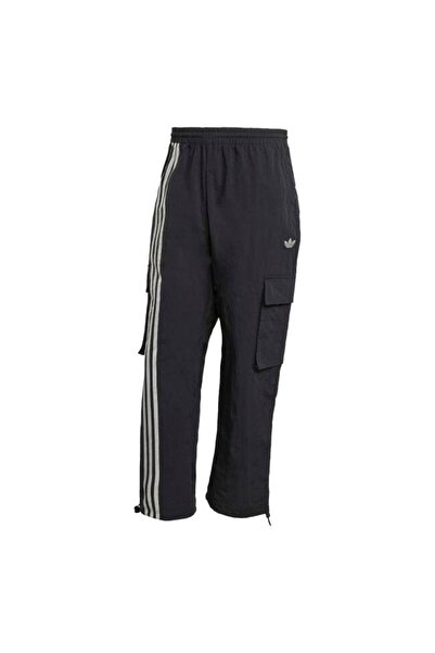 adidas Front Stripes Woven Cargo Men's Black Sweatpants