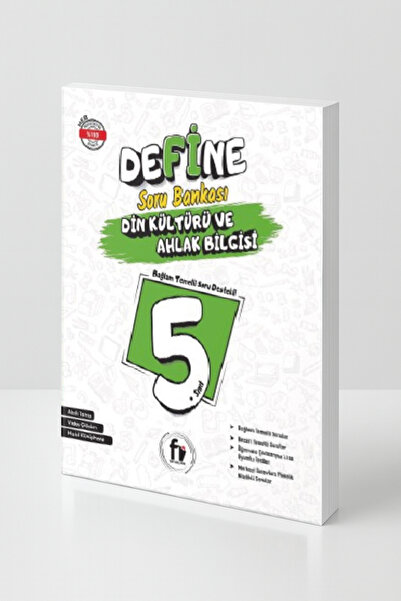 Fi Yayınları DEFİNE 5.SINIF DİN KÜLTÜRÜ SORU BANKASI (GÜNCEL)
