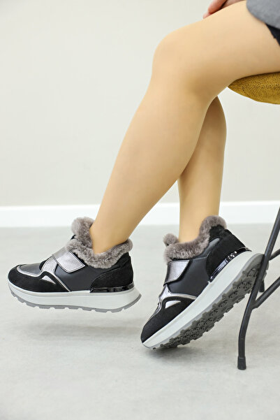 FAST STEP Жіночі повсякденні черевики з натуральною шкірою та хутром - 757KZA...