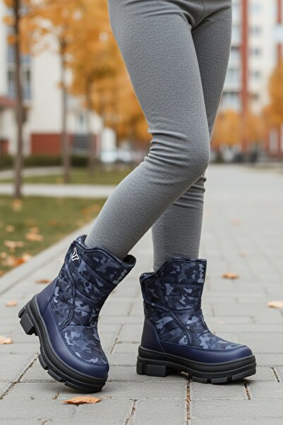 PATİK BEBE ДІВЧАТКА СИНІЙ КОЛЬОРУ З МІХАМИ НА ПІДОШВІ БІЛЬШИЙ ЧЕРЕВИКИ