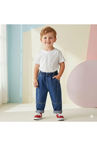 w white stars sports & wear Pantaloni de jogger pentru copii unisex cu talie ...