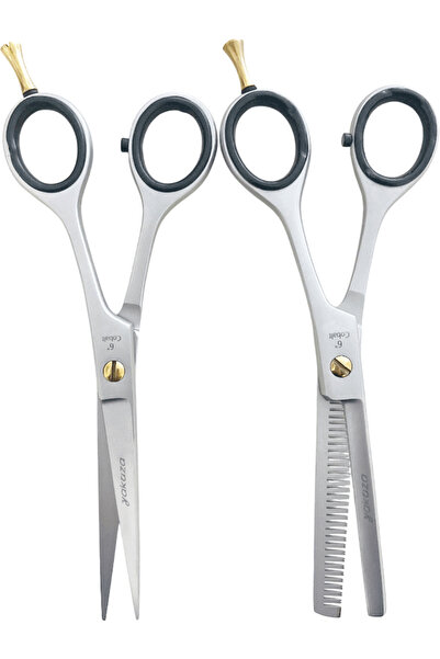 YAKUZA Solingen Cobalt Makas Set Kuaför Berber Makası 6inc Ara Makas 6 Inc