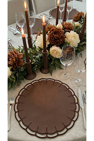 linedesignstudio Deri Amerikan Servisi, Supla, (Kahverengi-Brown)