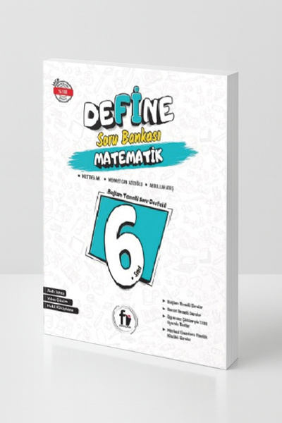 Fi Yayınları DEFİNE 6.SINIF MATEMATİK SORU BANKASI (GÜNCEL)