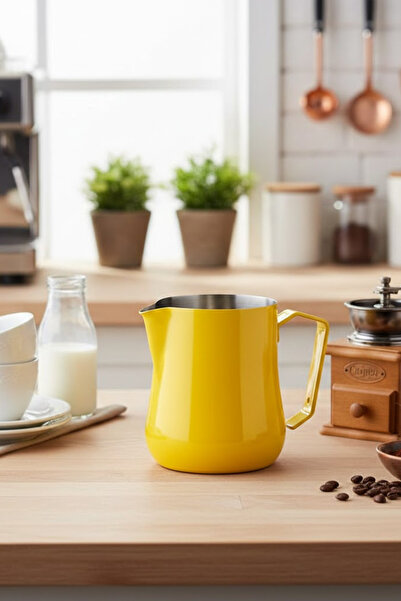 Motta وعاء حليب بيتشر توليب أصفر 500 مل