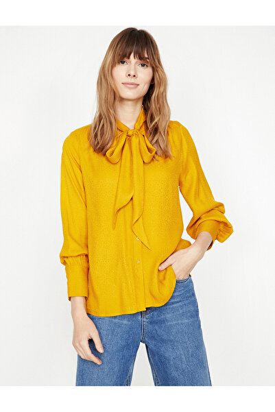 Koton Γυναικεία Κίτρινη Μπλούζα 9KAK68483PW
