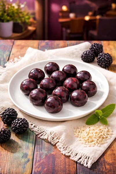 belchocolate Pirinç Patlağı Patlayan Şekerli Böğürtlenli Draje - 150 Gr