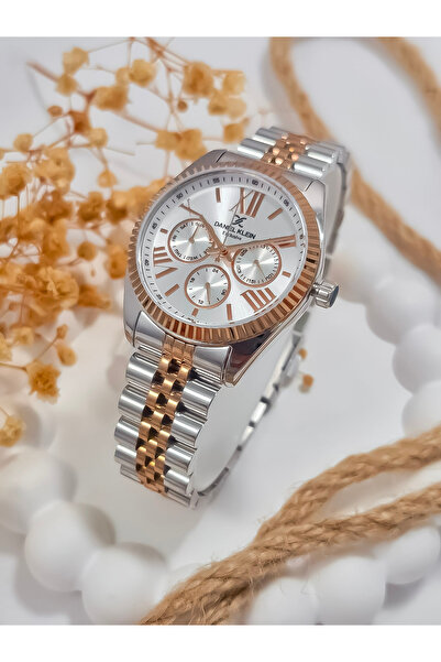 Daniel Klein DKE.1.10847 ساعة يد نسائية حصرية بجميع الوظائف Active 3 ATM مقاو...