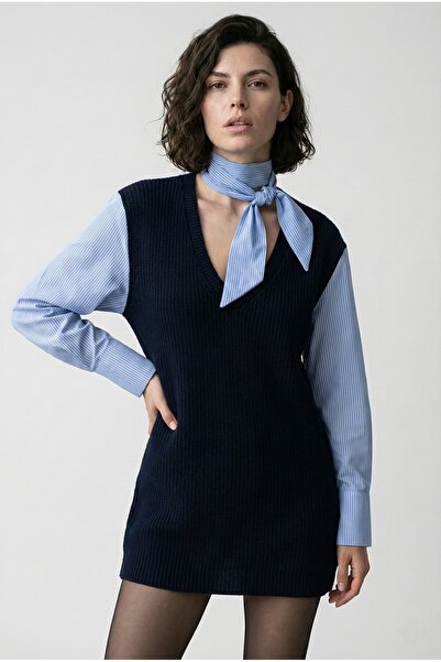 Womela Süveterli Tasarım Gömlek