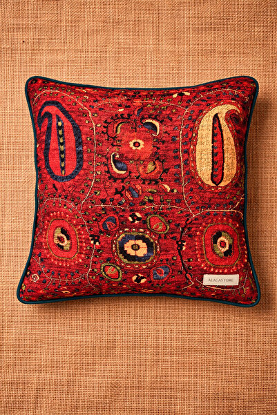 Alacastore Κάλυμμα μαξιλαριού ριχτάρι με παραδοσιακό σχέδιο Seljuk