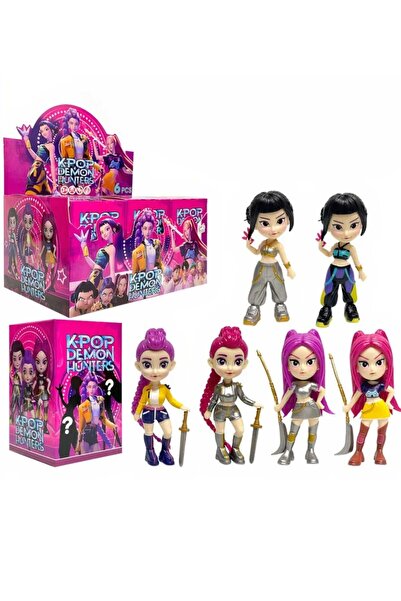 OEM Set 6 figurine surpriza, K-pop Demon 3 ani +