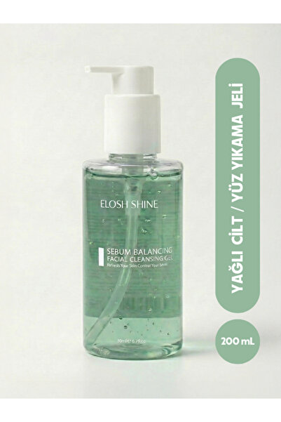 Elosh Shine Sebum Dengeleyici, Aydınlatıcı Çay Ağacı Özü Ve Aloe Veralı Yüz Y...