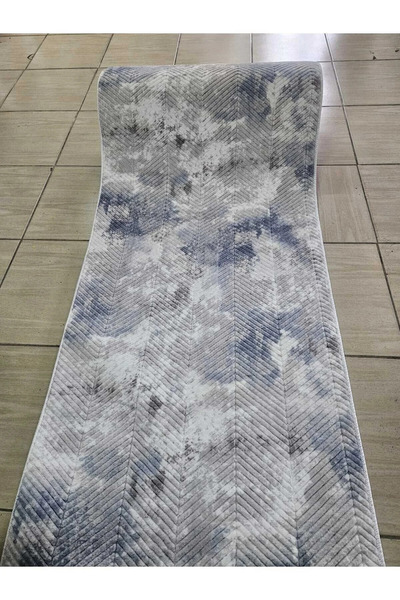 Dinarsu AKSU HALI Evpark Halı Aksu Etro Mavi Salon,Mutfak.Koridor Kaymaz Keçe...