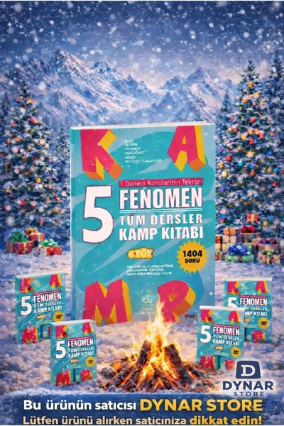 Fenomen Yayıncılık fenomen 5.sınıf 1.dönem kamp kitabı dynar store