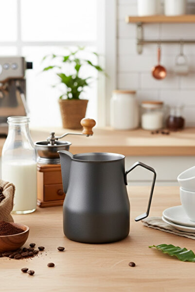 SODELICIOUS COFFEE TEA Milk Pot Prof 700 ml Black (Spp-S7)