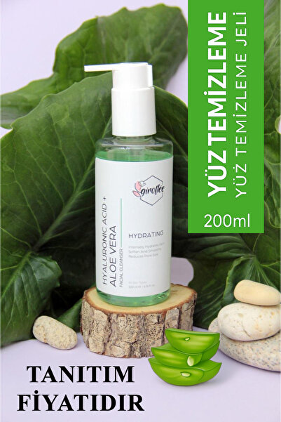shop Hyaluronic Acid + Aloe Vera Yüz Temizleme Jeli 200 ml