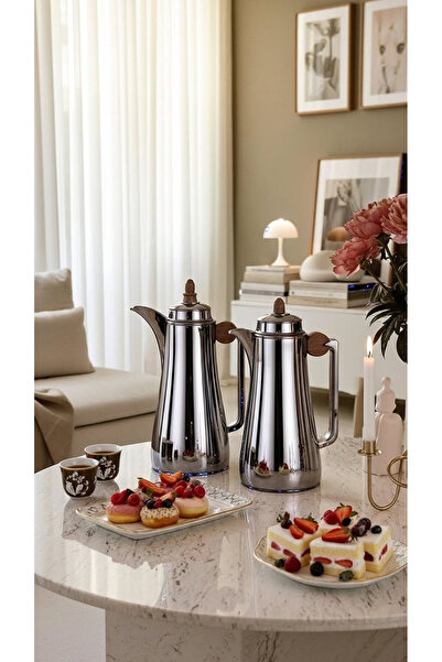 Generic Luxury Royal Design 1 Liter Tea and Coffee Thermos Set