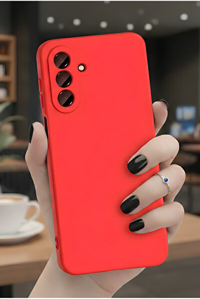 Hatreds Galaxy A24 İçin Uyumlu İçi Kadife Sıvı Silikon Kılıf
