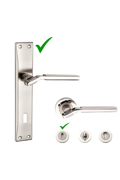 Koral Azra Kapı Kolu Nikel Saten Kaplama Kapı Kolları Bütün Modeller – Kalite...