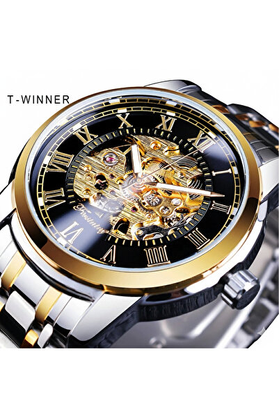 Sewor marka Otomatik Mekanizma Deri Kordon Erkek Kol Saati