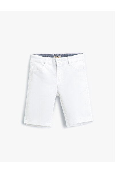 Koton Βασικό βαμβακερό σορτς βερμούδα