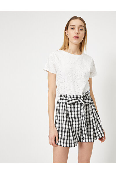 Koton Dámské černé kraťasy a bermudy