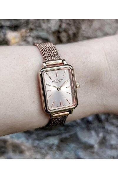 Lee Cooper LC07815 Rectangle 6 Colors Straw Cord Women's Wristwatch