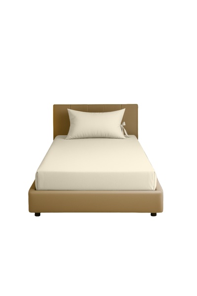 Sabia 100% Cotton 62 Thread Count 100X200 cm +37 cm Height Suitable Single Size Fitted Sheet Set