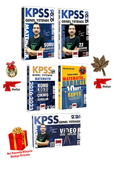 Yargı Yayınları 2026 Kpss Yargı İlyas Güneş Soru Bankası Deneme Video Ders Notları Çıkmış Sorular (4 HEDİYELİ)