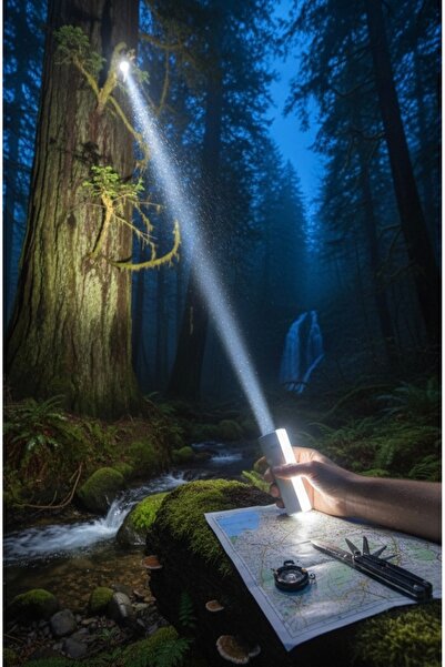 EMİN ENSAR HOME Softled El Feneri Şarjlı Yol Aydınlatmalı K-0873