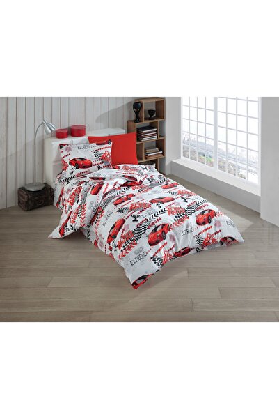 SENLİFE Set cuvertură de pilota Racer Cotton Ranforce Single