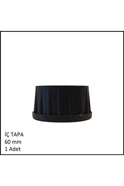 Adilon Plastik Iç Tapa Yuvarlak 60 Mm