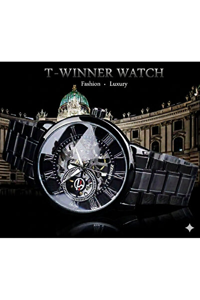 Sewor T-Winner Watch Mechanical Men's Wristwatch.